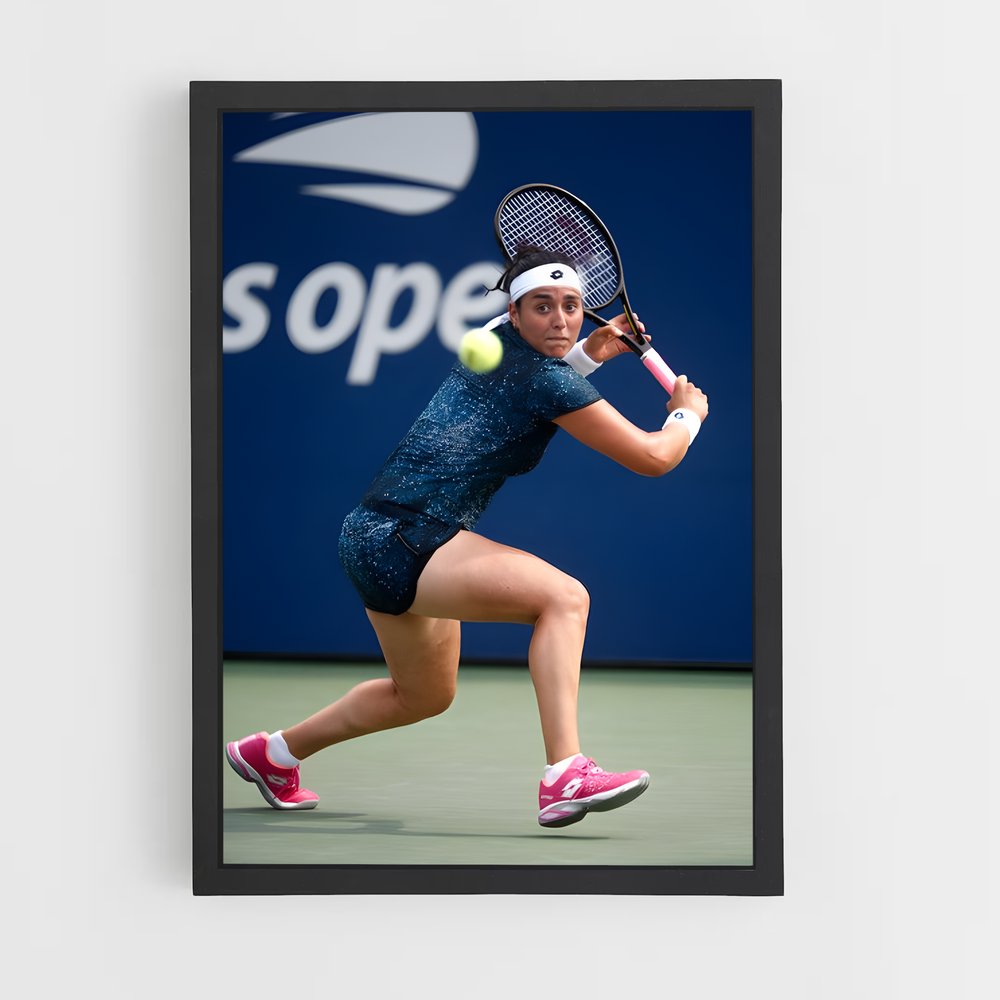 Poster jabeur court – affiche Tennis (vue 2)